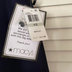 Macy’s party/cocktail dress. Navy and nude combo. Size 1/2 juniors. Paid $69.
